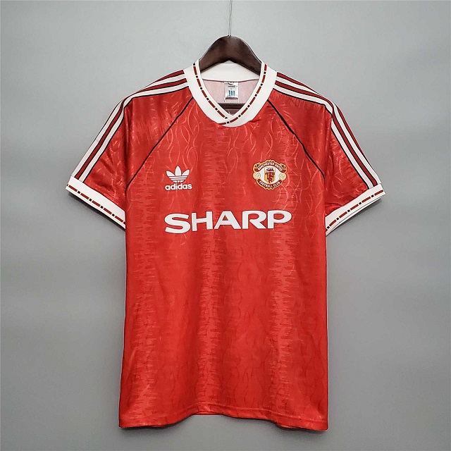 AAA Quality Manchester Utd 90/92 Home Soccer Jersey